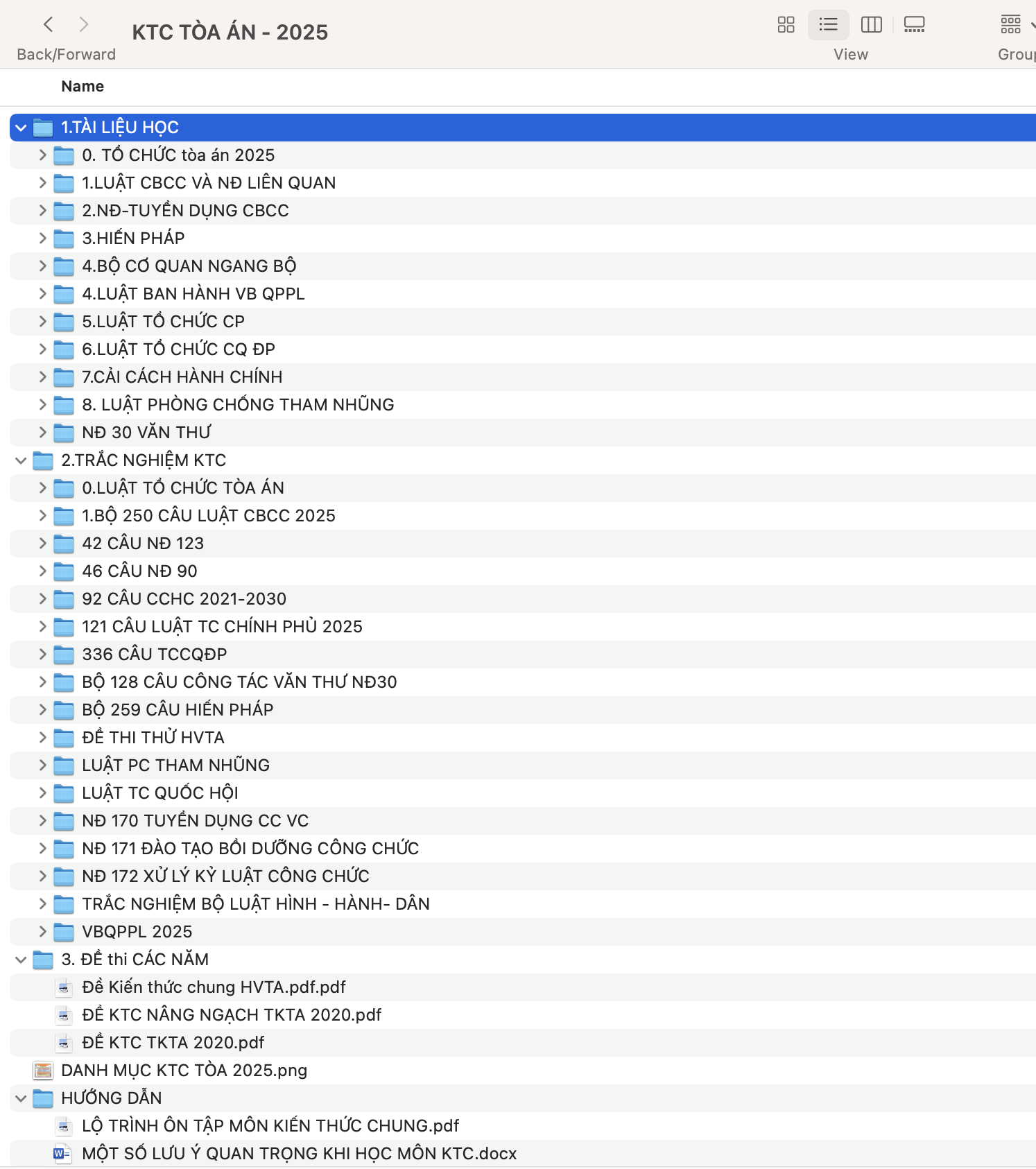 Trọn bộ kiến thức chung vòng 1 ôn thi tòa án 2025